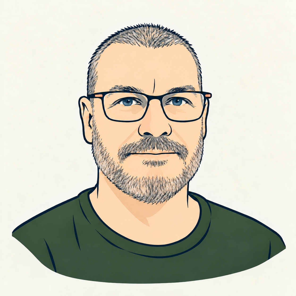 Portrait illustré d’Manu